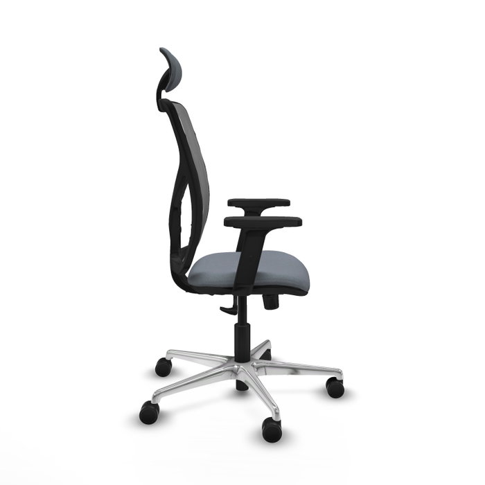 PIQUERAS Y CRESPO Silla de oficina Motilla con mecanismo Sincro Gris