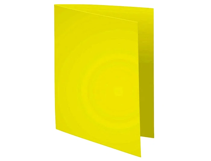 Exacompta Subcarpeta de Papel, DIN A4 (210 x 297 mm), 80 g/m², Color Amarillo Sol, Certificado PEFC Exacompta Subcarpeta de Papel, DIN A4 (210 x 297 mm), 80 g/m², Color Amarillo Sol, Certificado PEFC