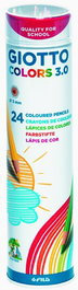 Lapices Giotto Colors 3.0 Bote Metalico De 24 Unidades