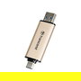 Transcend JetFlash 930C 128GB USB 3.2 Type-A / Type-C Oro