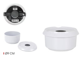 Inde Cenicero de Melamina para Hostelería 9 cm Blanco (18 Unidades)