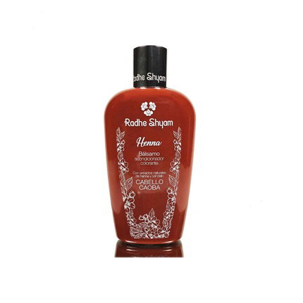 RADHE SHYAM Bálsamo Acondicionador Henna Color Caoba 250ml