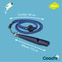 Coachi Silbato de Adiestramiento para Perros, Sonido Distintivo, Correa Reflectante Ajustable, Azul Oscuro