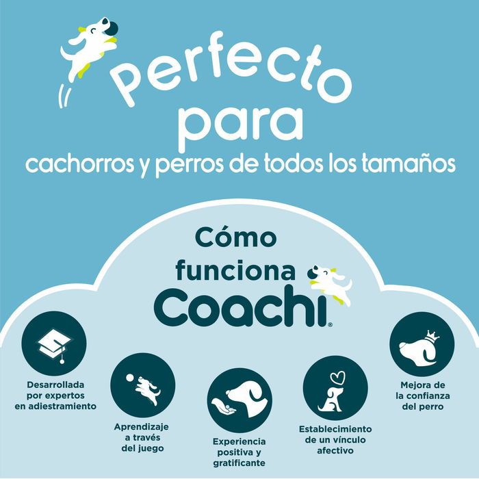 Coachi Silbato de Adiestramiento para Perros, Sonido Distintivo, Correa Reflectante Ajustable, Azul Oscuro