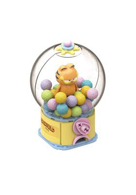 Garfield Gumball Machine Set Construccion 14 cm Garfield Crystal Ball Series