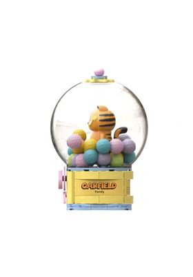 Garfield Gumball Machine Set Construccion 14 cm Garfield Crystal Ball Series
