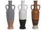 DKD Home Decor Set de 3 Jarrones de Porcelana Surtidos