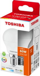 TOSHIBA Bombilla LED G45 E14 ECOFLARE 5.9W 2700K - Luz Cálida