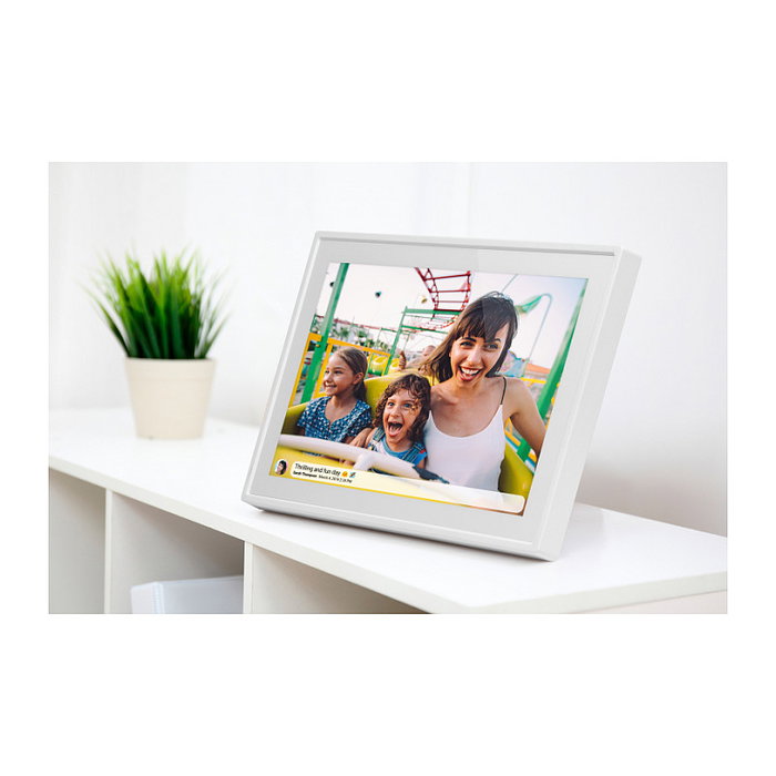 Braun DigiFrame 1019 WiFi - Marco Digital 25.7cm (10.1) Pantalla LED Táctil 1280x800, 16GB, Blanco