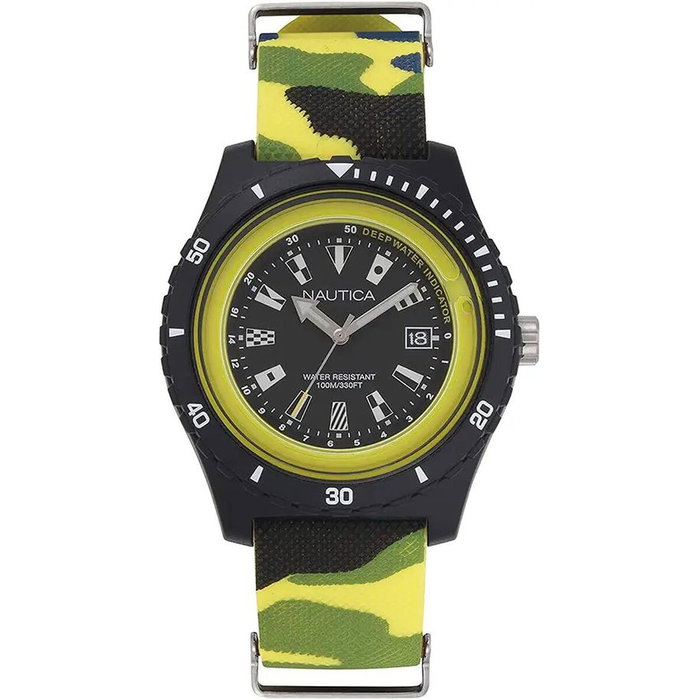 Nautica NAPSRF007 Reloj Analógico para Hombre Multicolor