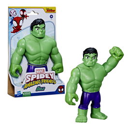HASBRO Figura Hulk de Spidey y su Superequipo Marvel de 22 cm Articulada para Niños