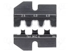 KNIPEX Mordazas para crimpar para conectores solares MC4