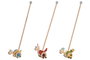 DKD Home Decor Juguete Dinosaurios Madera ABS Multicolor Desmontable con Movimiento 14 x 55 x 10 cm (12 Unidades)