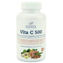 BETULA Vita-C 500 Vitamina C con Rosa Mosqueta, Hesperidina y Jengibre 90 Cápsulas