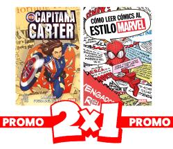 Panini España S.A. 2x1 Capitana Carter: La mujer fuera del tiempo + Cómo leer cómics al estilo Marvel