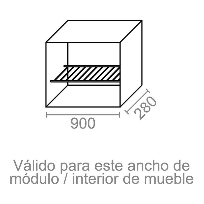 Micel Escurreplatos y Vasos para Armario Ecr01 en Acero Inoxidable