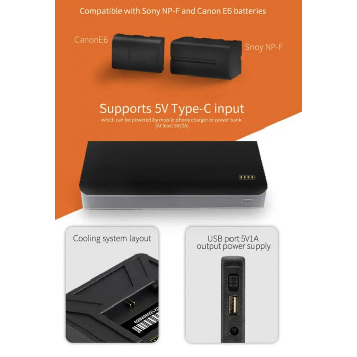 Portkeys PT5 II Monitor Táctil de 5 Pulgadas 4K HDMI