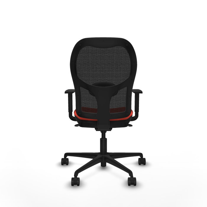 PIQUERAS Y CRESPO Silla de oficina Jorquera Naranja oscuro y Negro