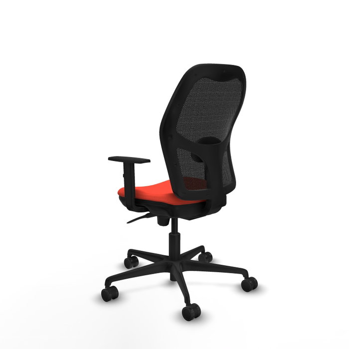 PIQUERAS Y CRESPO Silla de oficina Jorquera Naranja oscuro y Negro