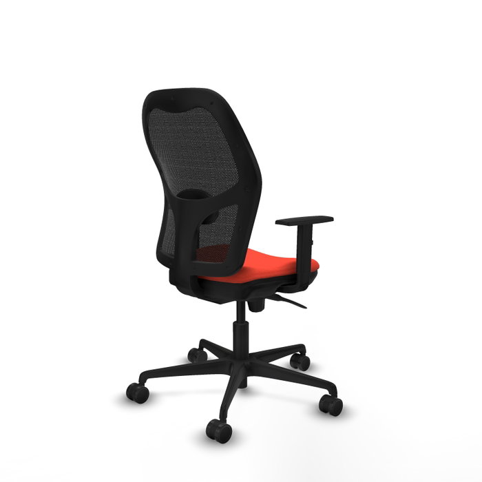 PIQUERAS Y CRESPO Silla de oficina Jorquera Naranja oscuro y Negro