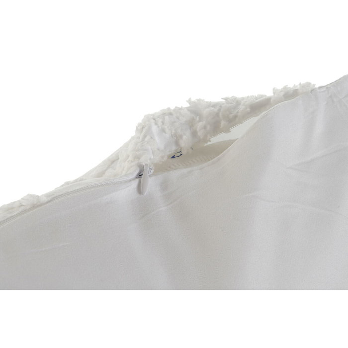 DKD Home Decor Cojín Boho Blanco 60 x 60 cm