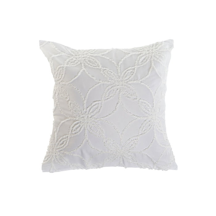 DKD Home Decor Cojín Boho Blanco 60 x 60 cm
