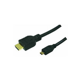 LogiLink Cable HDMI tipo A a Micro HDMI de 1 m, Negro