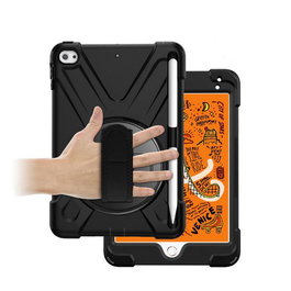 eSTUFF Funda Austin Defender para iPad Mini 5/4 Negra Antigolpes con Soporte y Correa