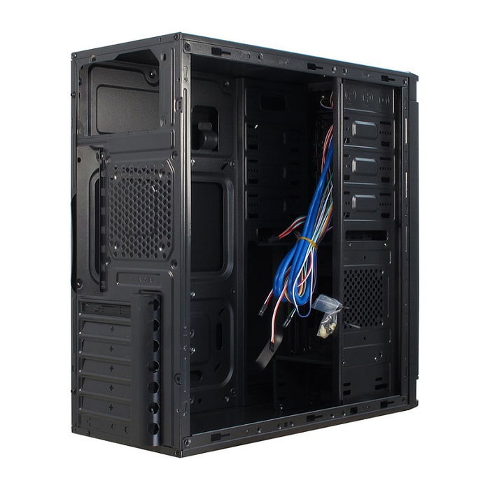 Inter-Tech Torre Midi IT-5905, PC, Negro, ATX, Micro ATX, Hogar / Oficina