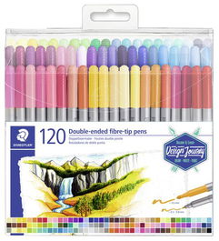 Rotulador Fibra Staedtler 3200 Design Journey Doble Punta Estuche De 120