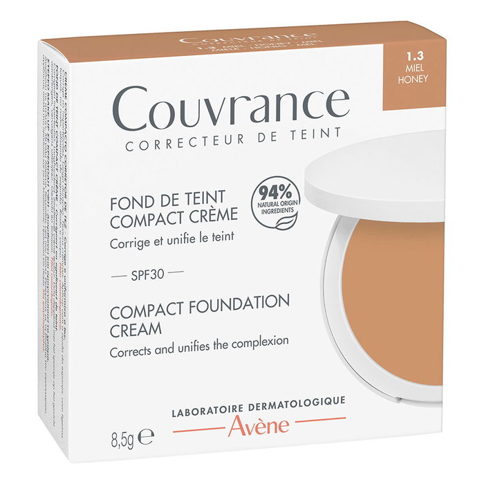 Avène COUVRANCE Base de Maquillaje en Crema Compacta #Miel 8,5 g Avène COUVRANCE Base de Maquillaje en Crema Compacta #Miel 8,5 g