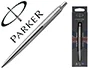 Parker Boligrafo Jotter Core Acero Inoxidable Pulido con Adornos Dorados y Clip Flecha en Blister