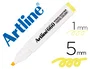 Artline EK-660 Rotulador Fluorescente Amarillo Pastel Punta Biselada