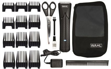 Wahl 1661-0465 Cortapelos con y sin Cable + Cortabarbas Lithium Ion Trendcut Batería Larga Duración
