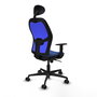 PIQUERAS Y CRESPO Silla de oficina Jorquera Sincro Azul marino y Azul