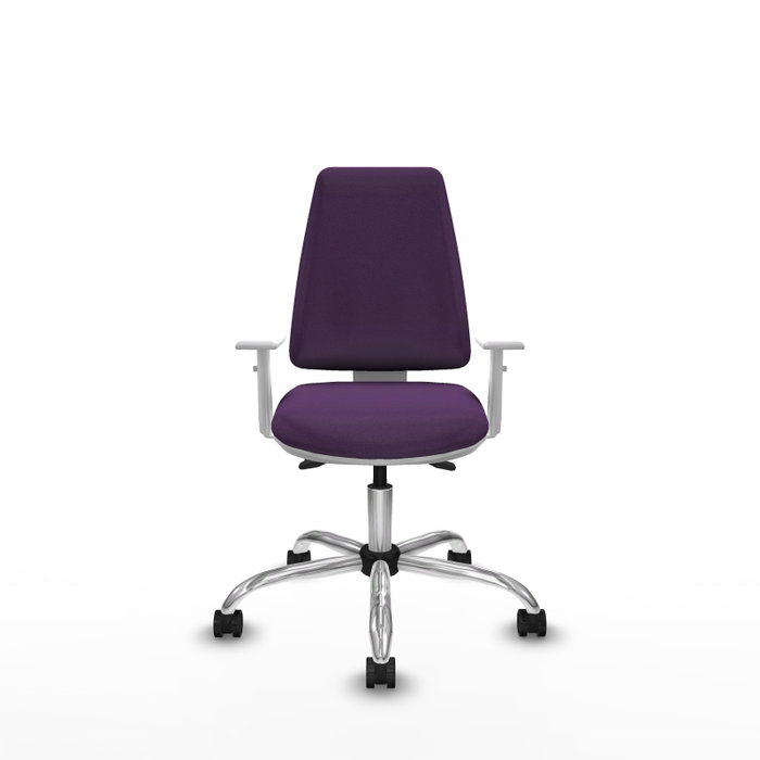 PIQUERAS Y CRESPO Silla de oficina Elche Morada con mecanismo Asincro