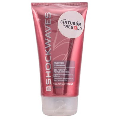 SHOCK WAVES Gel Fijador Fuerte 150 ml + Cinturón SHOCK WAVES Gel Fijador Fuerte 150 ml + Cinturón