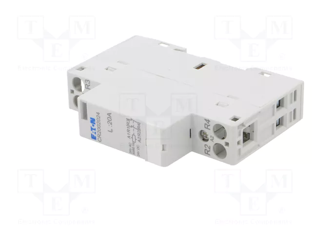 EATON ELECTRIC Contactor CR20 2-polar 20A 24VAC NC x2
