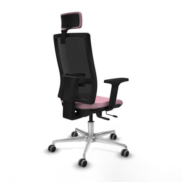 PIQUERAS Y CRESPO Silla de oficina Horna Rosa y Negro