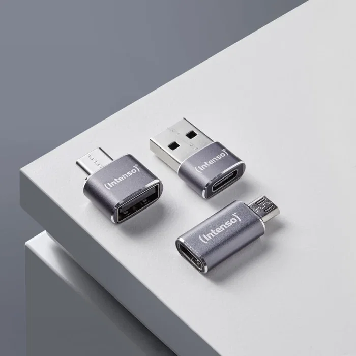 Intenso Set de 3 Adaptadores USB MIX480 Gris Intenso Set de 3 Adaptadores USB MIX480 Gris