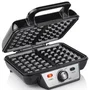 Tristar WF-2195 Gofrera para Gofres Belgas, 1000 W, 2 Gofres, Acero Inoxidable Negro