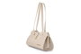 Lucky Bees Bolso de Hombro Crema Cuero de Polivinilo 30x11x15 cm