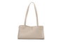 Lucky Bees Bolso de Hombro Crema Cuero de Polivinilo 30x11x15 cm