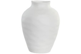 DKD Home Decor Jarrón de Gres Orgánico Artesanal Crudo