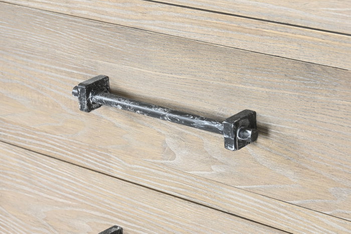 DKD Home Decor Chifonier de Madera de Hevea 88x42x121,5 Natural