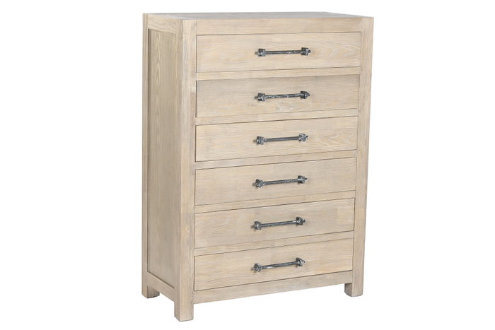 DKD Home Decor Chifonier de Madera de Hevea 88x42x121,5 Natural