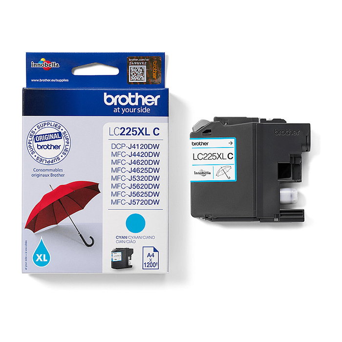 Brother Tinta Cian DCP-J4120DW MFC-J4420DW MFC-J4620DW MFC-J5320DW MFC-J5620DW MFC-J5720DW - 1.200 Páginas