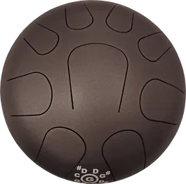 TANGA Tongue Drum De Metal Handpan - 9 Notas Tanga 27x28x19 cm