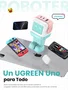 Ugreen Uno RG 65W Cargador GaN con 3 Puertos y Pantalla LED - Azul