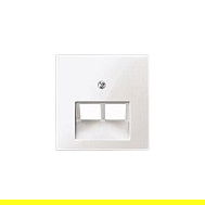 MERTEN 296119 Zentralplatte 2xUAE-Einsatz para sistema M